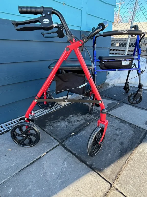 Red Rover Walker 4-Wheel Walkers – Battle River Lending Place Fundraising Market