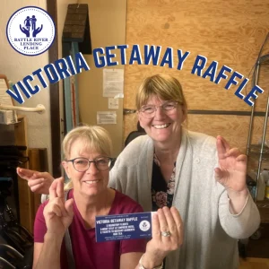 Victoria Getaway Raffle, Battle River Lending Place, Victoria Getaway, Victoria Getaway Raffle, raffle, fundraiser, raffle tickets, Camrose, Alberta, community fundraiser, mobility equipment, medical equipment, accessibility, nonprofit, charity, support local, Empress Hotel, Butchart Gardens, Victoria BC