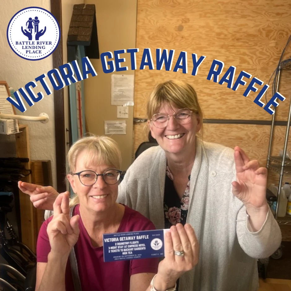 Victoria Getaway Raffle, Battle River Lending Place, Victoria Getaway, Victoria Getaway Raffle, raffle, fundraiser, raffle tickets, Camrose, Alberta, community fundraiser, mobility equipment, medical equipment, accessibility, nonprofit, charity, support local, Empress Hotel, Butchart Gardens, Victoria BC